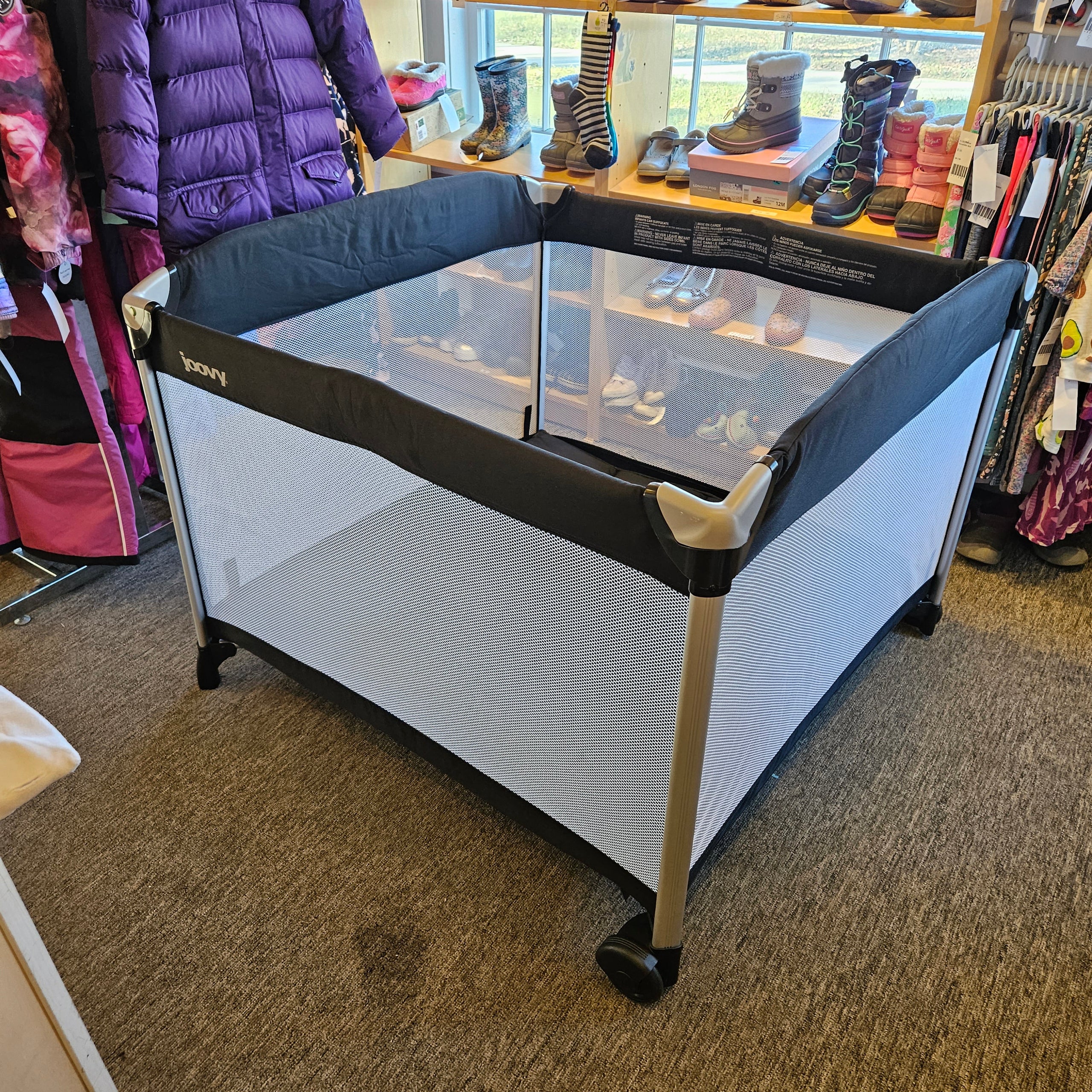 Joovy Room2 XL Playpen Berkshire Baby